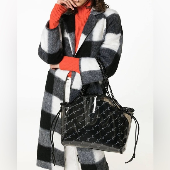 New Stella McCartney PVC Monogram Falabella Shoulder Bag - Picture 4 of 16